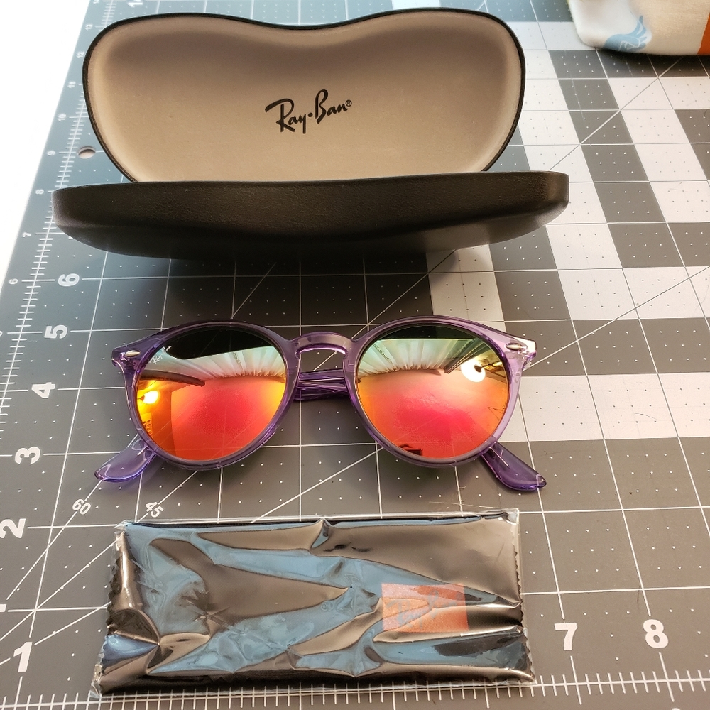 Ray Ban mirrored sunglasses